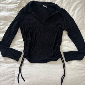 No Boundaries Black Long Sleeve Top